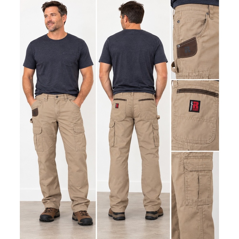 Wrangler Men's Riggs Workwear Ranger Work Utility Pants Size 34x36